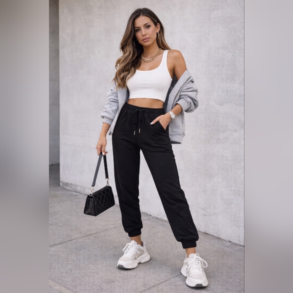Columbia Sportswear Company Black Drawstring Jogger Pants Athleisure Travel